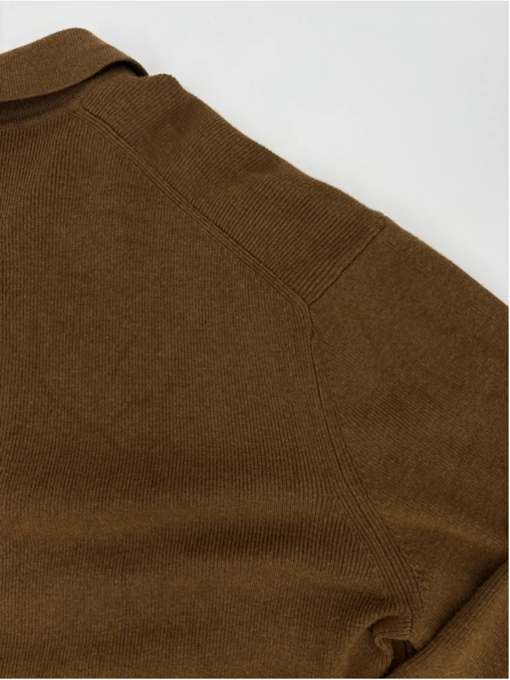 Men's Hickey Freeman Chocolate Brown 1/4 Quarter Zip Pullover Knit Sweater XL